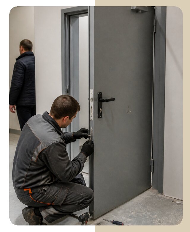 Ремонт противопожарной двери в Великих Луках по цене 6719 р. | Дверной